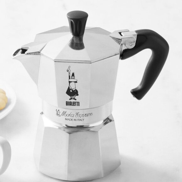New! Bialetti Moka Stovetop Espresso Maker, 4-Cup - Picture 1 of 12